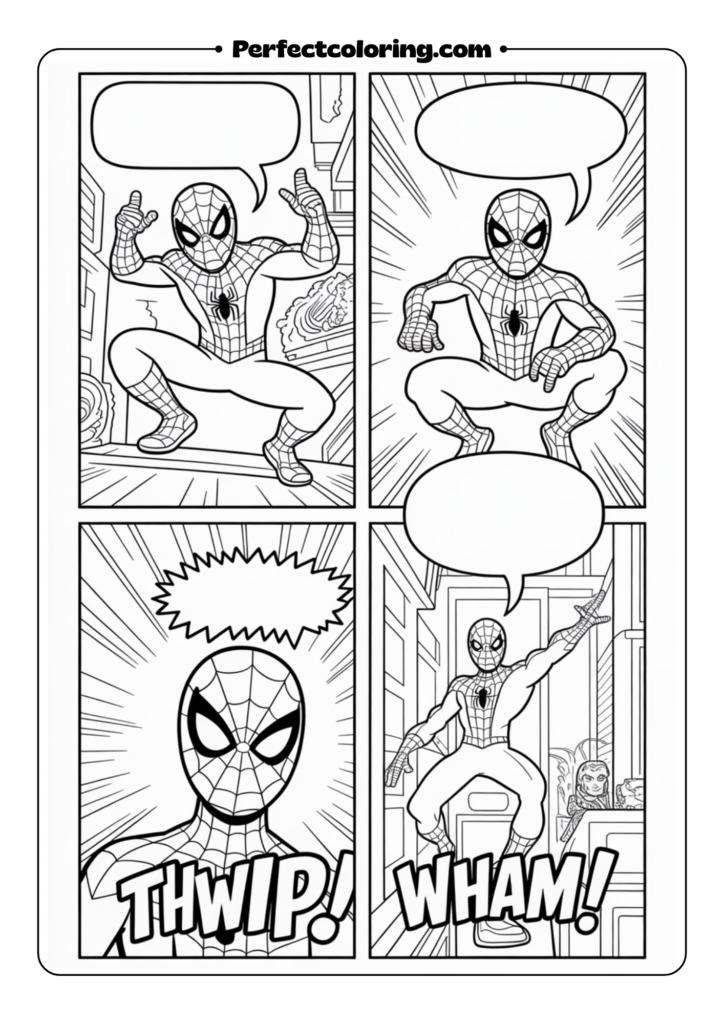 Comic Book Panel Style
