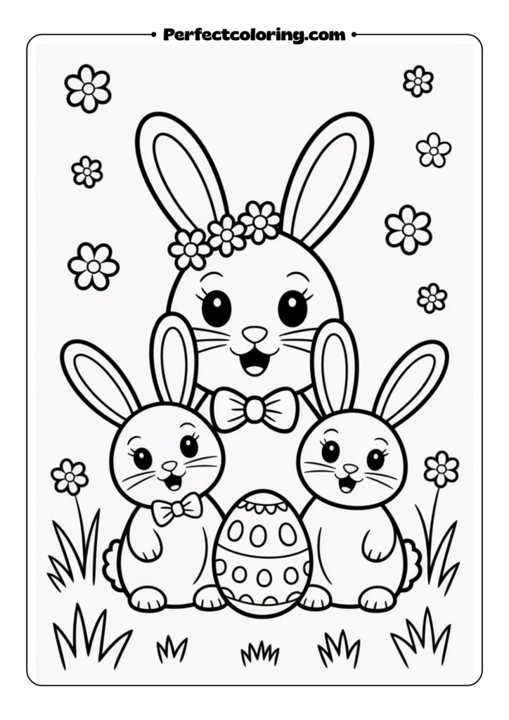 Easter Bunny Family