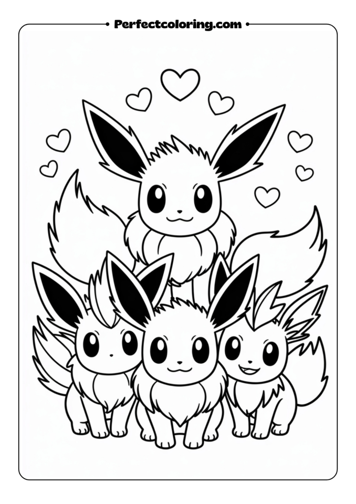 Eevee Family Portrait