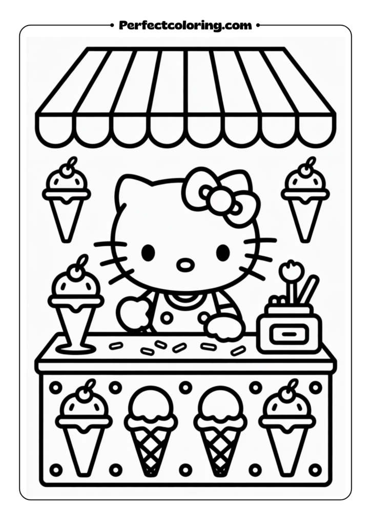 Hello Kitty Ice Cream Parlor