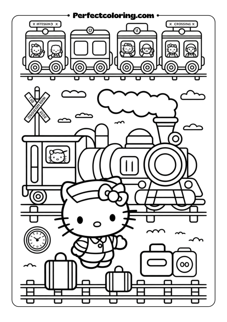 Hello Kitty Train Conductor