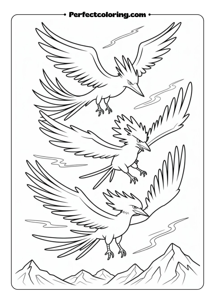 Legendary Bird Trio