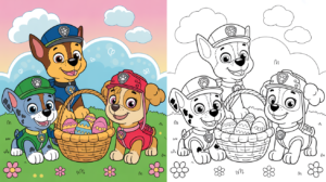 Paw patrol coloring pages