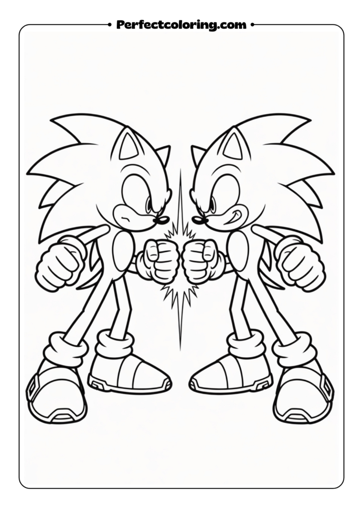 Sonic and Shadow Face-Off