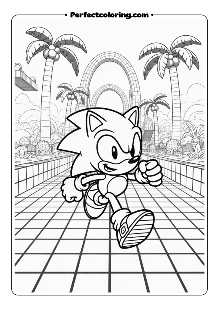 Sonic in Green Hill Zone