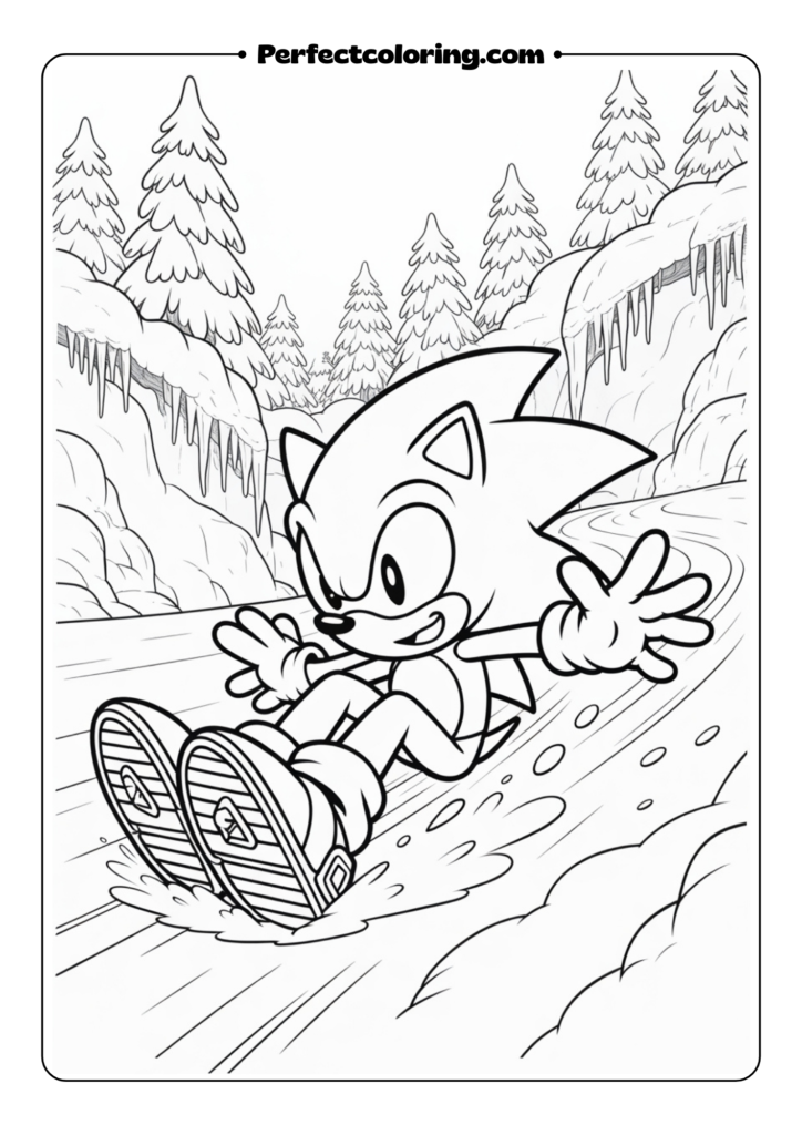 Sonic in Ice Cap Zone