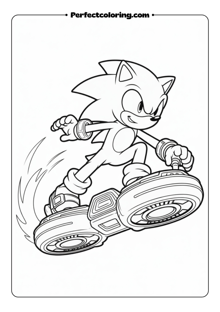 Sonic on Extreme Gear