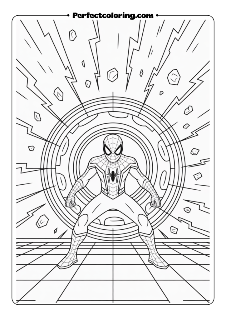 Spider-Verse Portal Scene