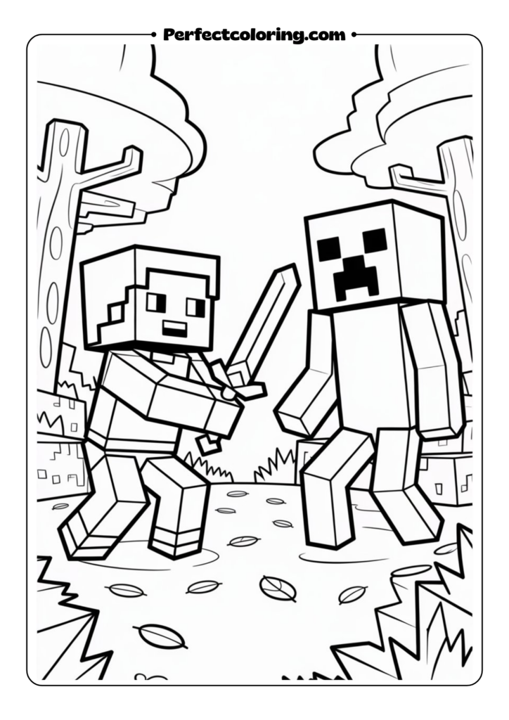 Steve vs Creeper