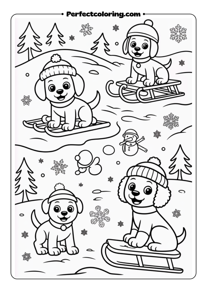 Winter Rescue Scene