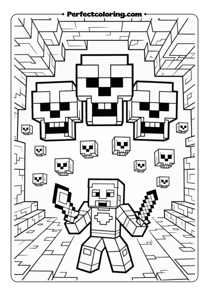 Wither Boss Battle