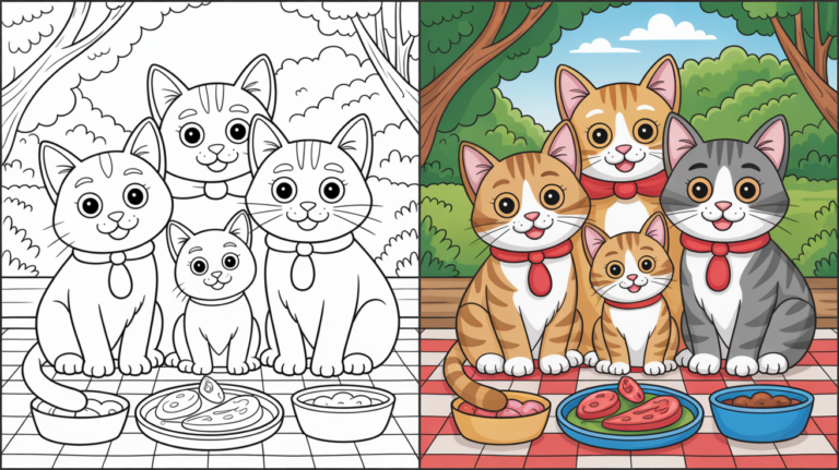 cat coloring pages