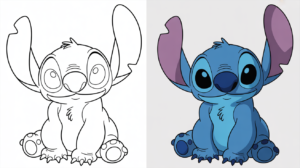 stitch coloring pages